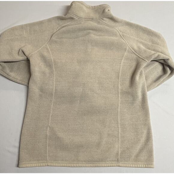 Patagonia Better Sweater Fleece 1/4 Zip Pullover Top Women's Small Oyster White - Picture 2 of 13